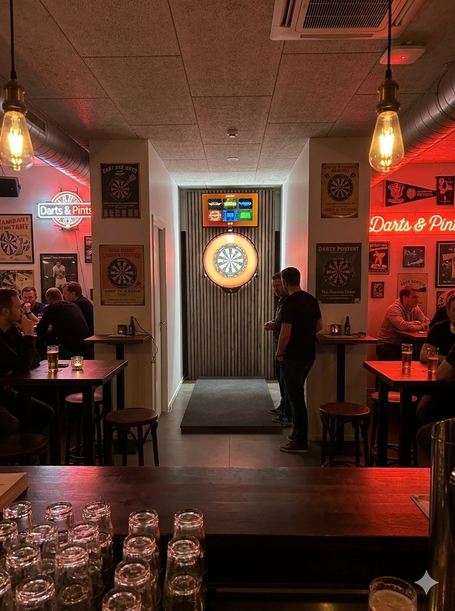 Dart-bane på bar
